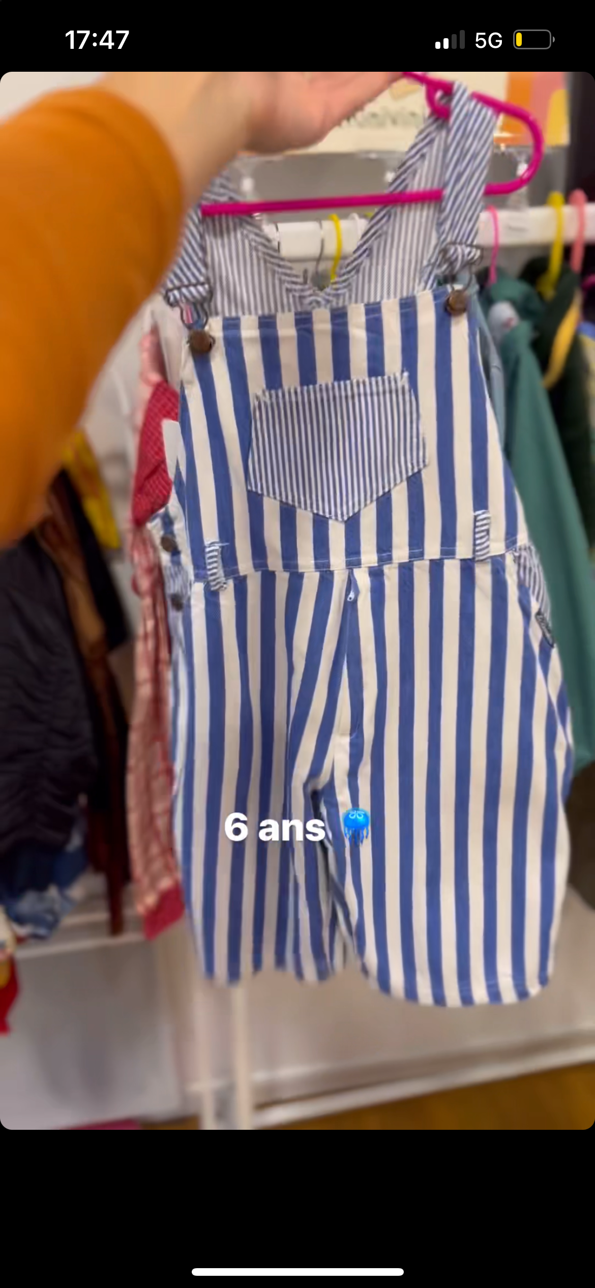 Deux salopettes vintage