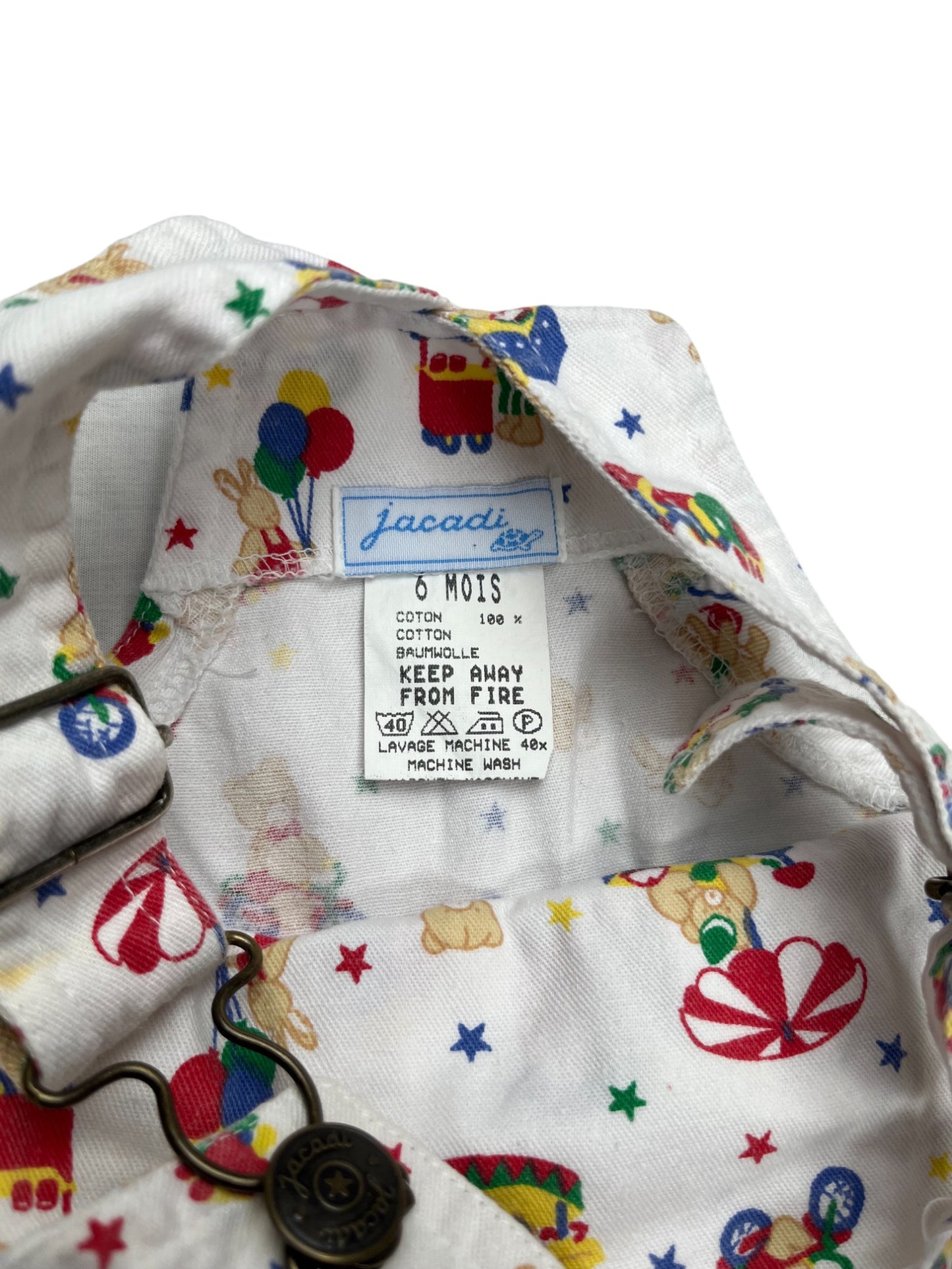 Salopette jouets Jacadi vintage  - 6 mois