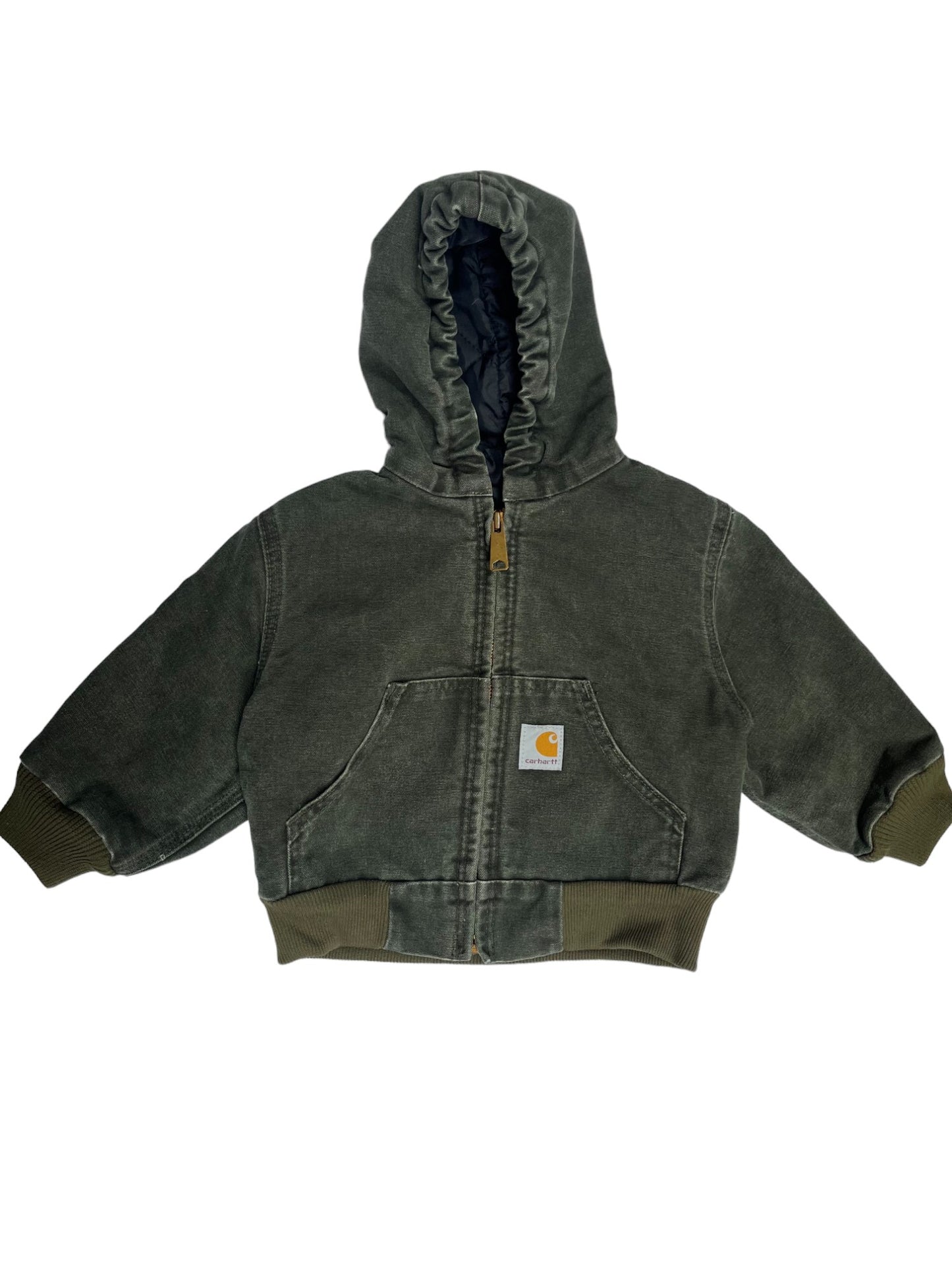 Veste Carhartt vintage grise kaki 2/3 ans