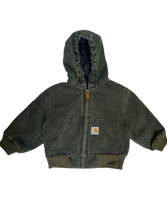Veste Carhartt vintage grise kaki 2/3 ans