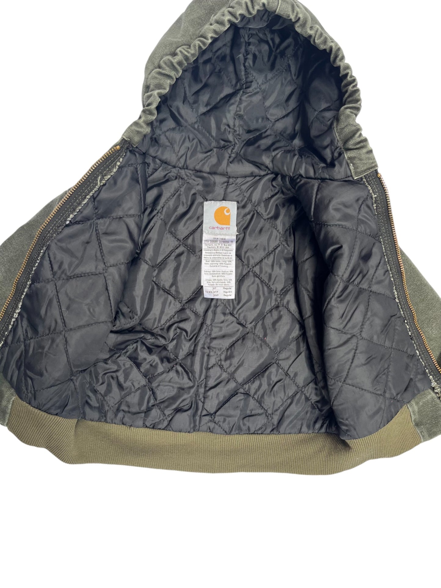 Veste Carhartt vintage grise kaki 2/3 ans