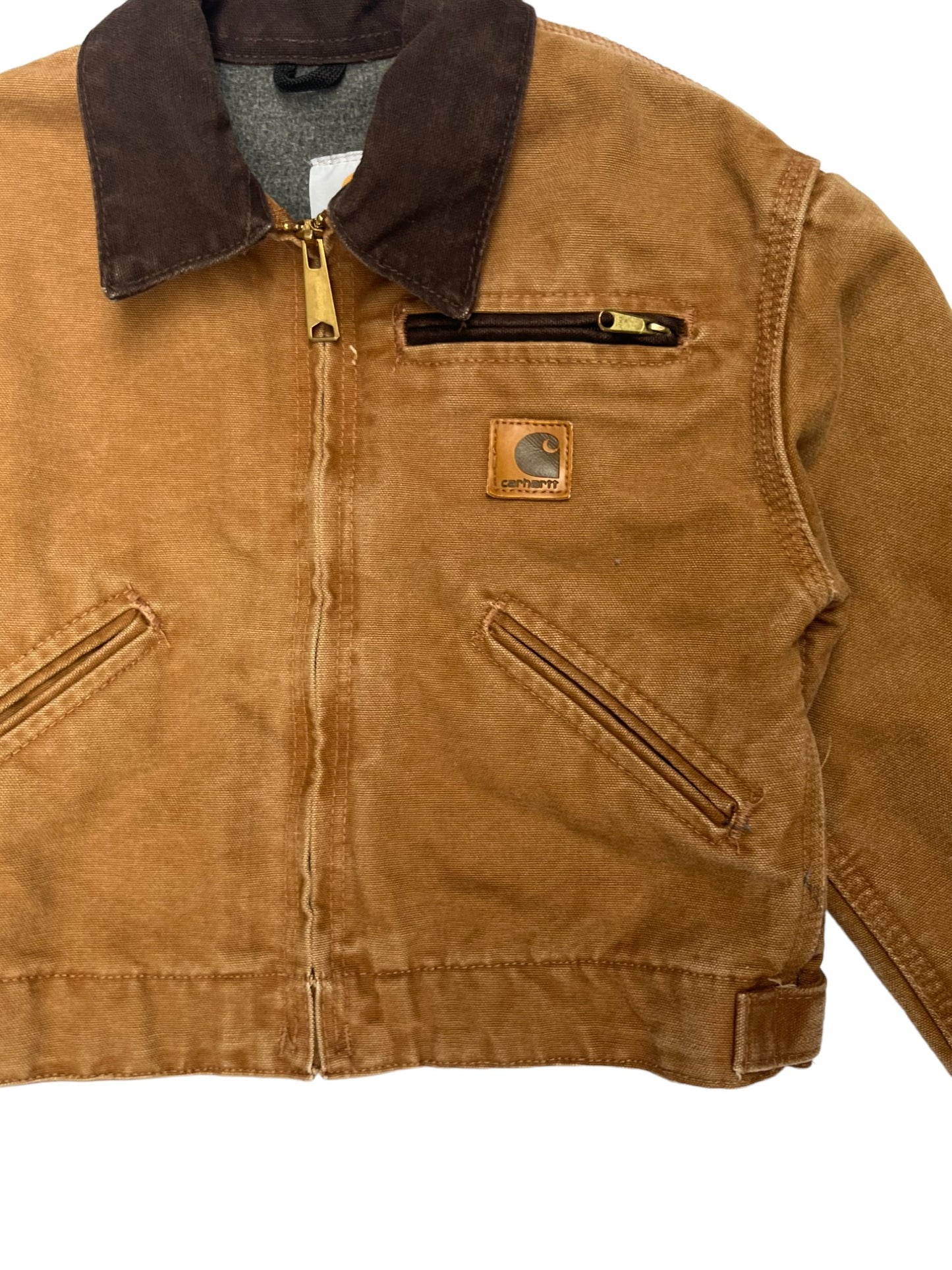 Veste Carhartt vintage beige à col 6/8 ans