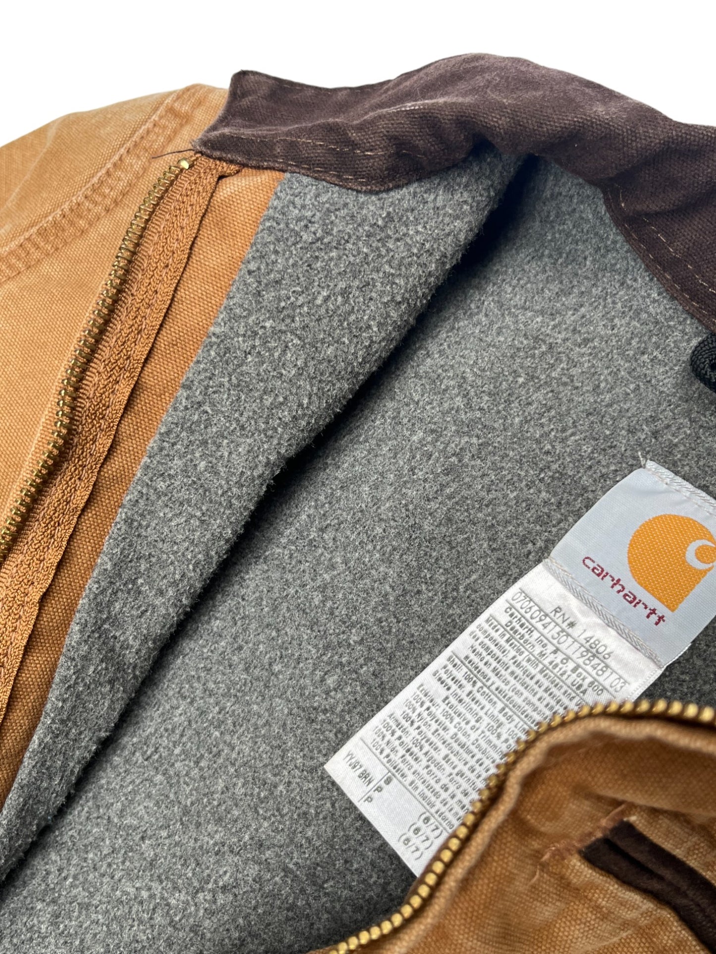 Veste Carhartt vintage beige à col 6/8 ans