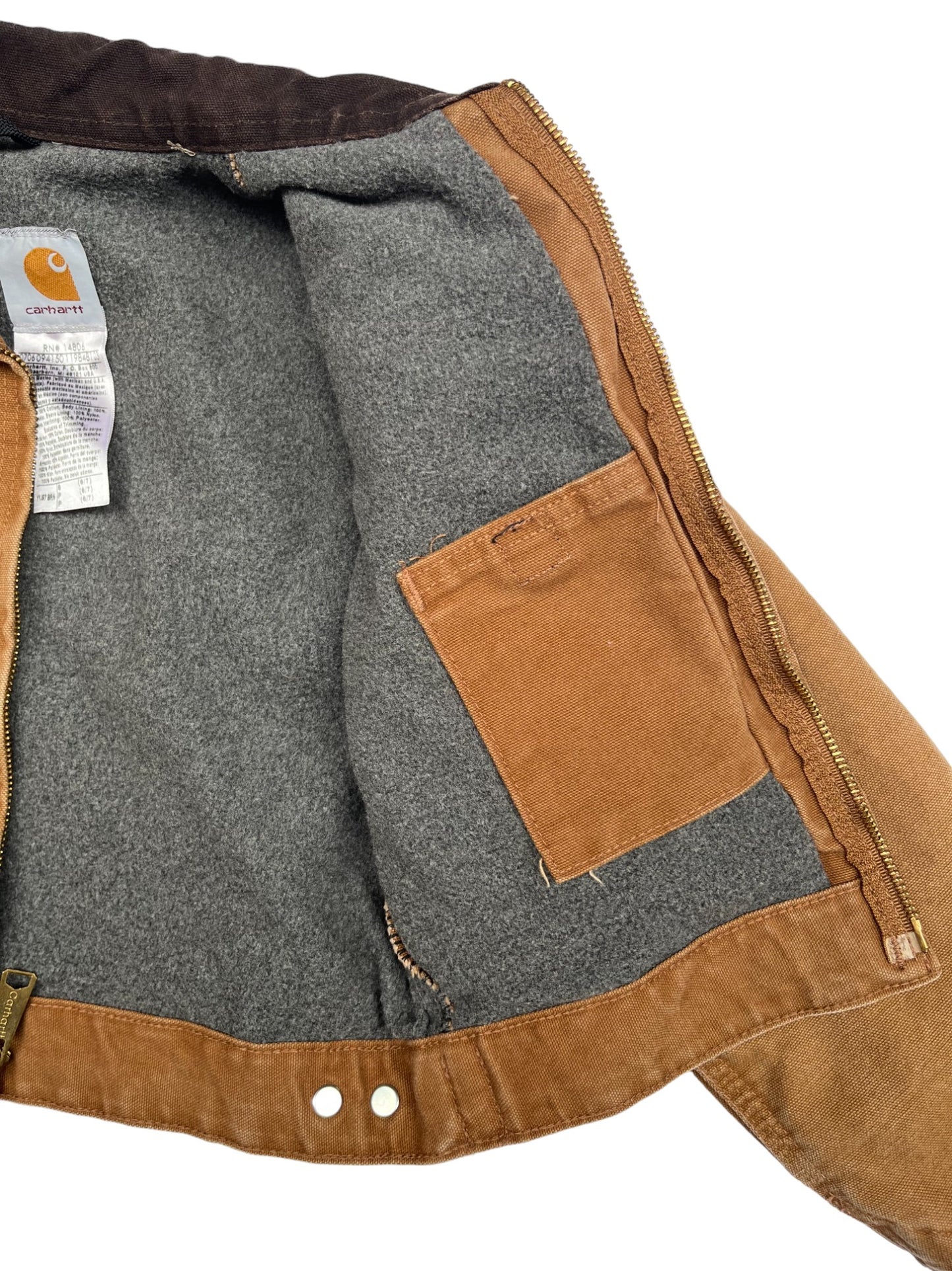 Veste Carhartt vintage beige à col 6/8 ans
