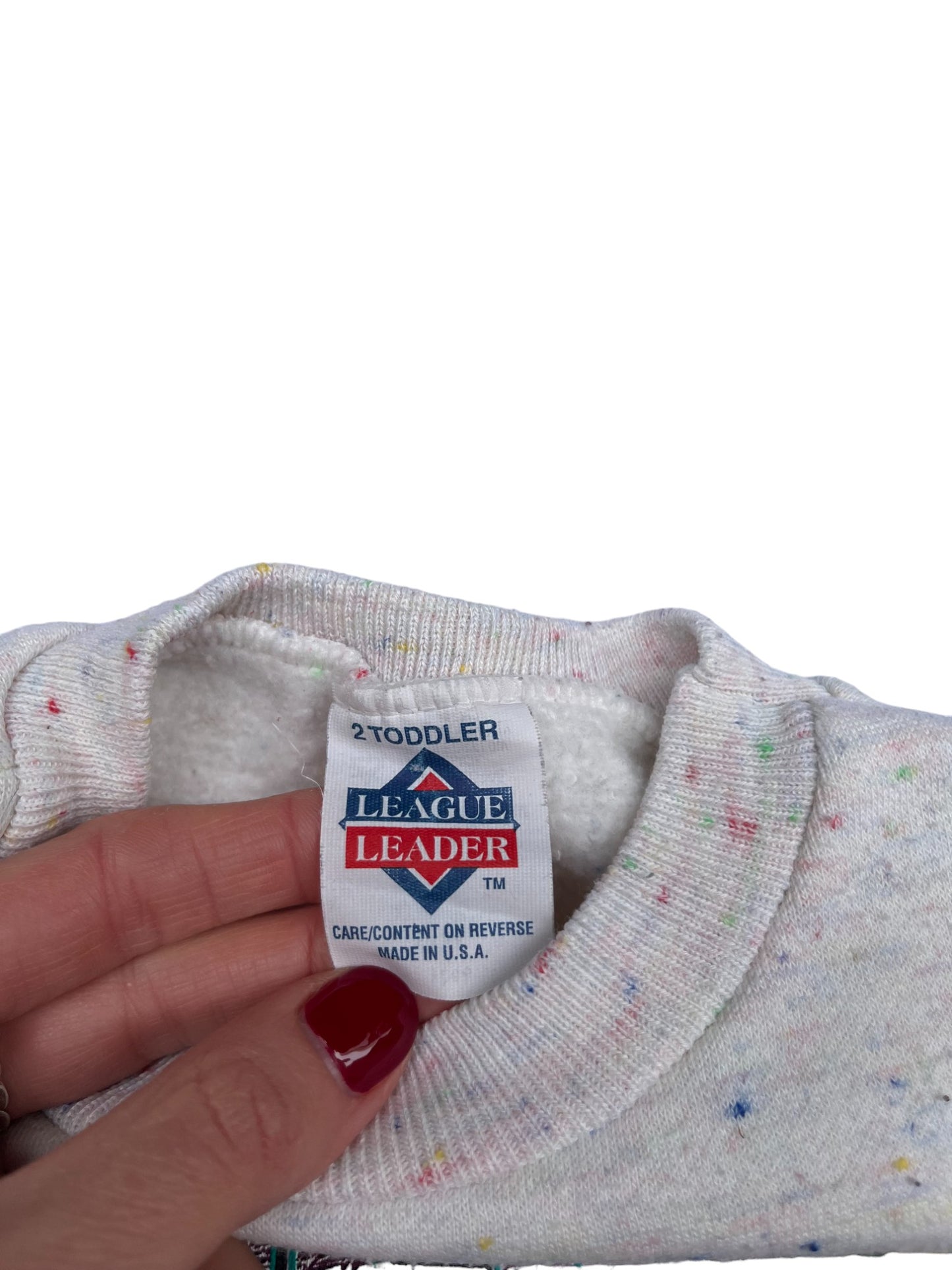 Sweat 90's gris moucheté - 18 mois