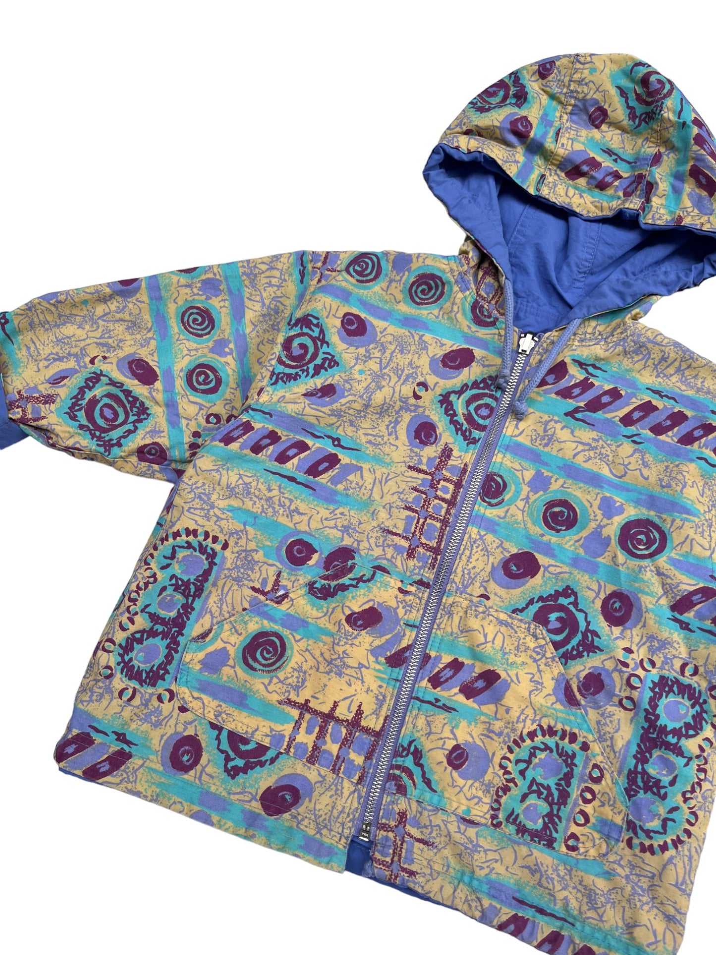 Veste coupe-vent 80's réversible - 4 ans