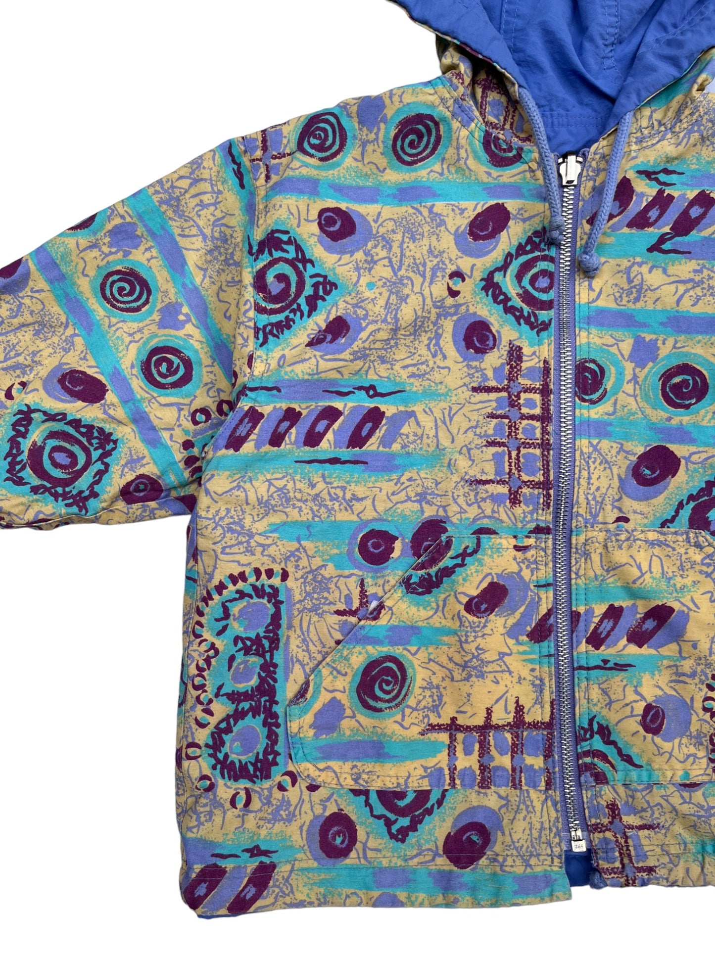 Veste coupe-vent 80's réversible - 4 ans