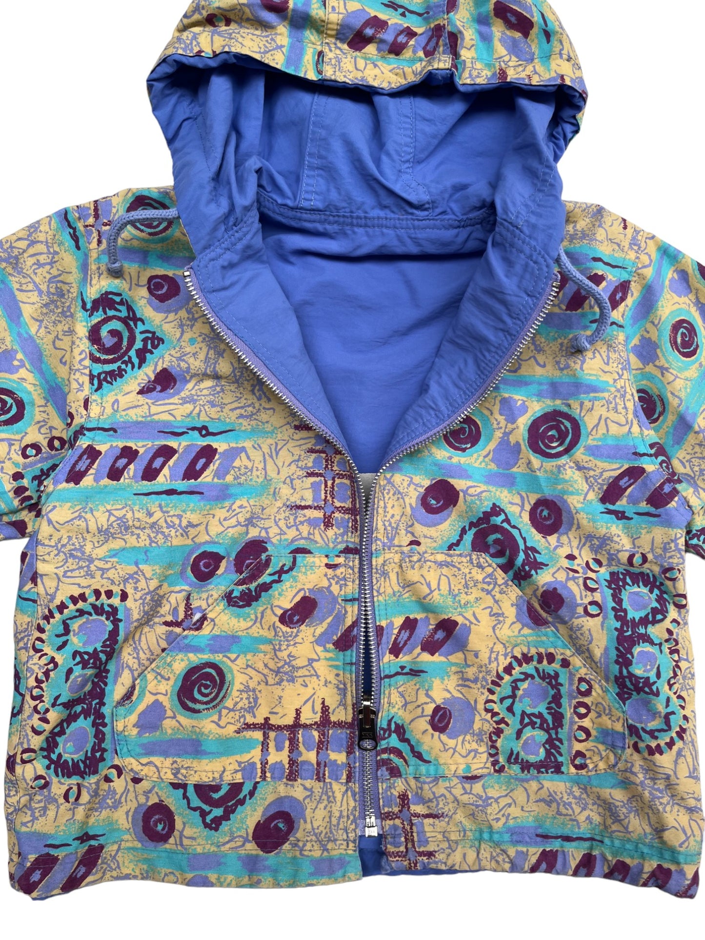 Veste coupe-vent 80's réversible - 4 ans