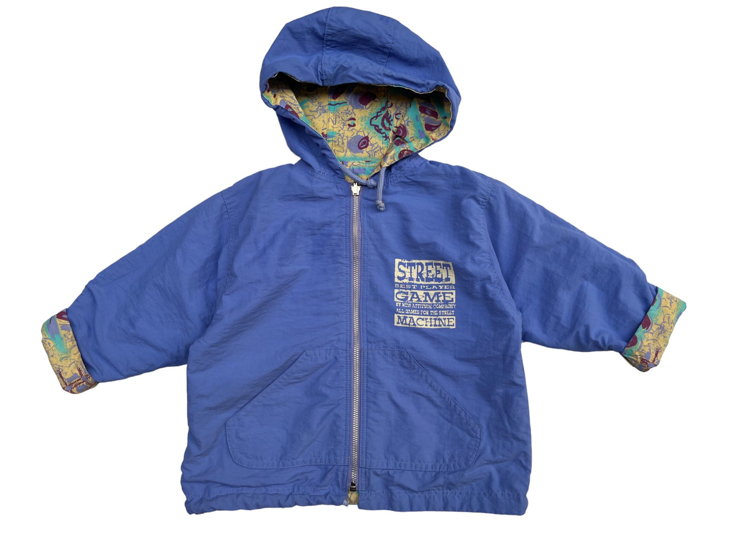 Veste coupe-vent 80's réversible - 4 ans