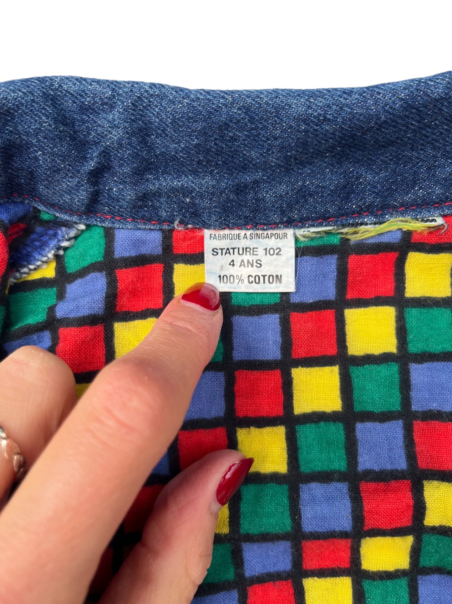 Veste en jean vintage - 4 ans